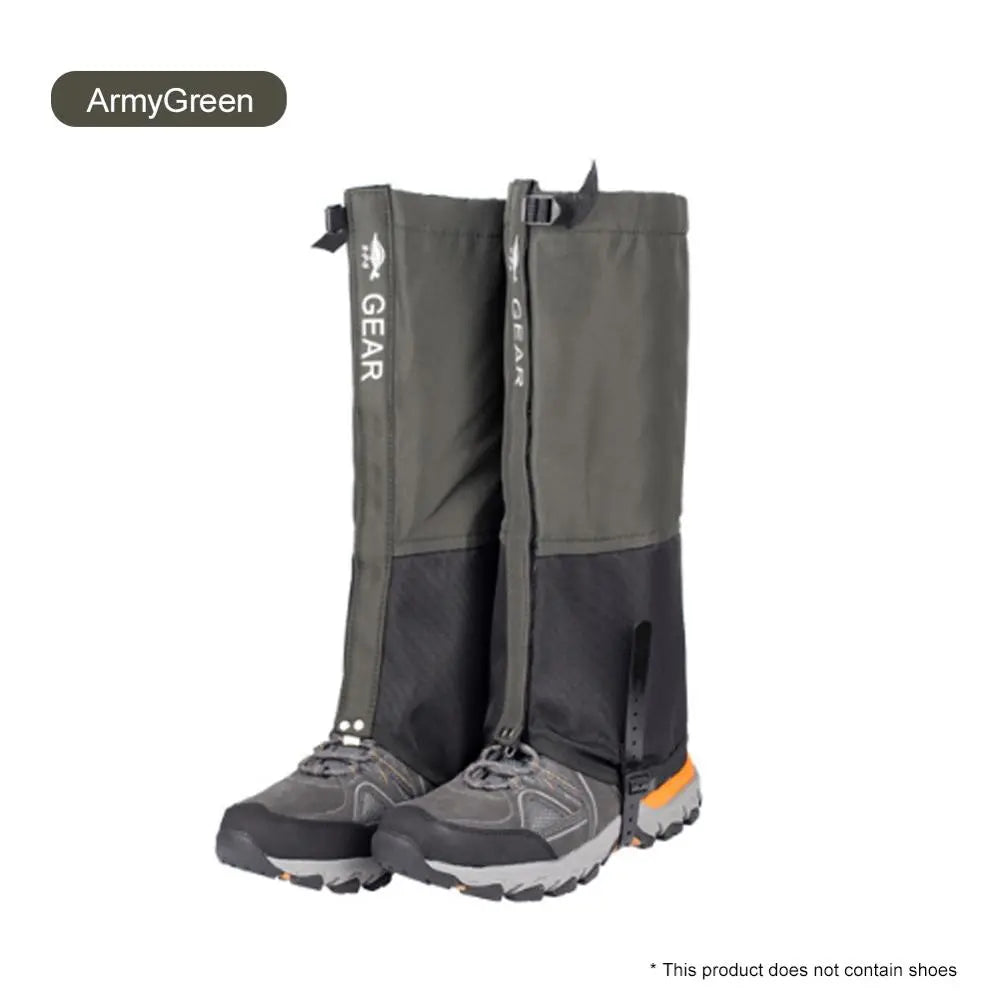 Paire de guêtres jambières imperméables pour activités en plein air