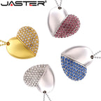 Collier Coeur USB Flash 2 en 1 - Jusqu'à 128GB