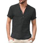 Chemise en Lin Col Mao