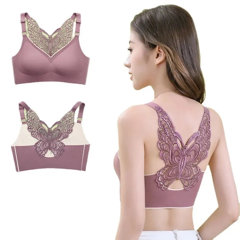 Butterfly - Brassière papillon sans coutures et sans armatures