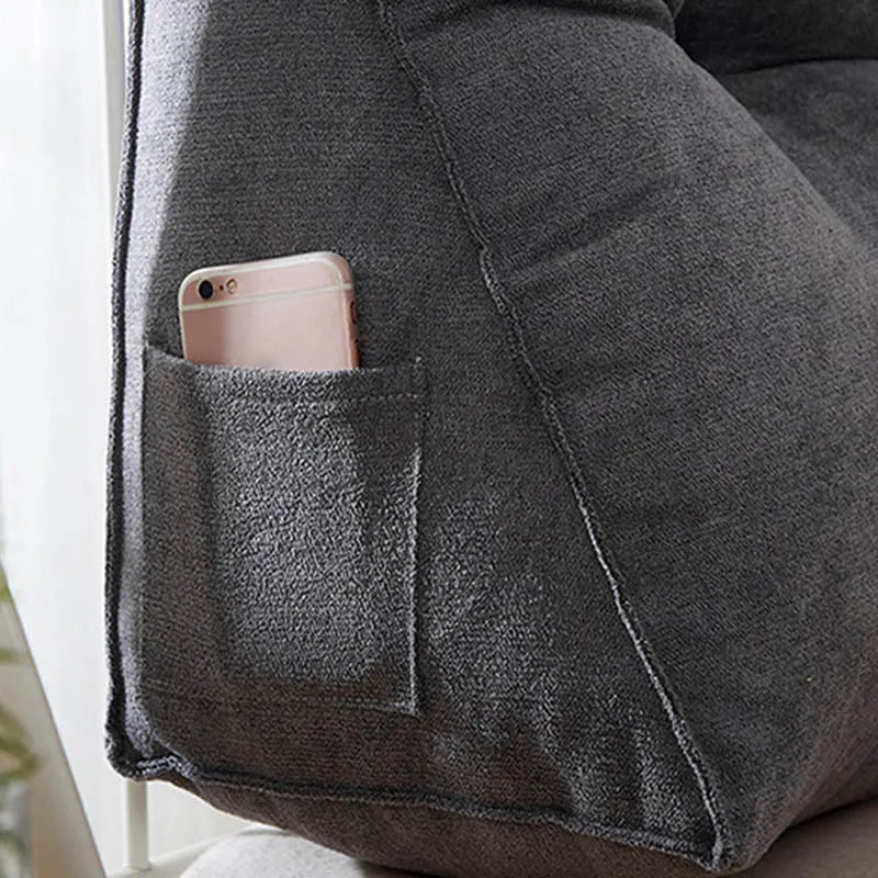 COUSSIN DE LECTURE TRIANGULAIRE AVEC APPUI-TETE