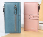 Portefeuille Long en cuir PU pour femmes