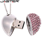Collier Coeur USB Flash 2 en 1 - Jusqu'à 128GB