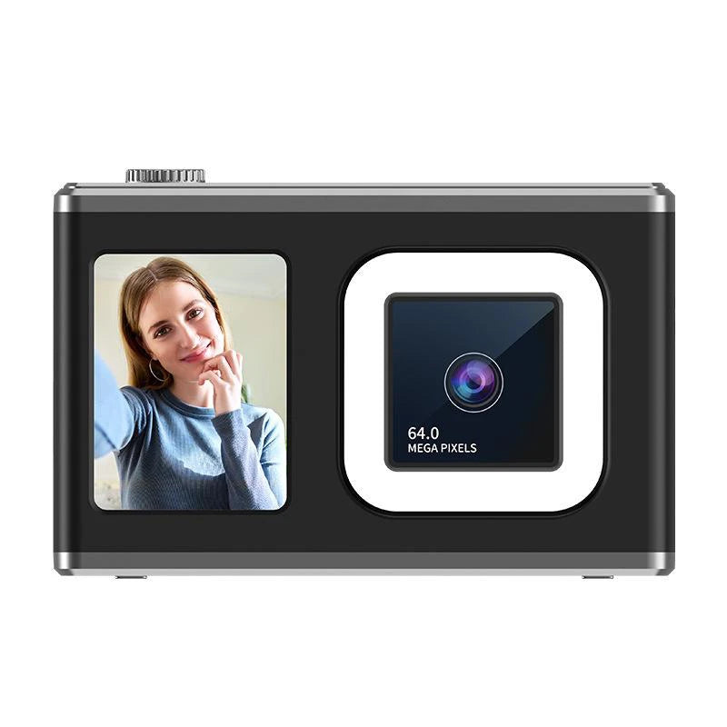 Appareil Photo Compact 64MP Double Écran HD