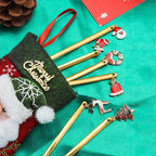 Coffret de cuillères et fourchettes à dessert - Noël