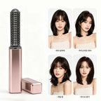 Mini Peigne Lissant Sans Fil – Fer à Lisser et Boucler Portable pour Frange et Coiffure