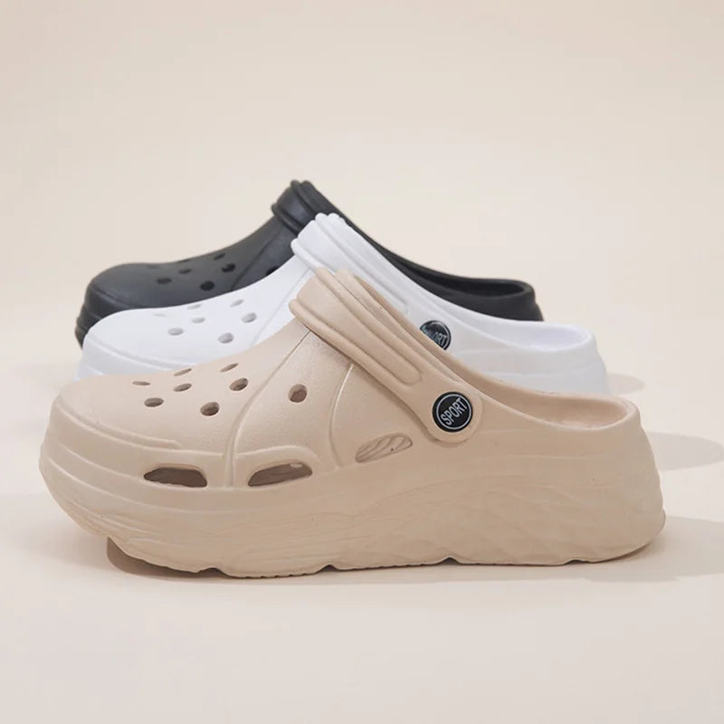 Sabots à Plateforme Antidérapante Femme en EVA – Sandales de Plage & Jardin