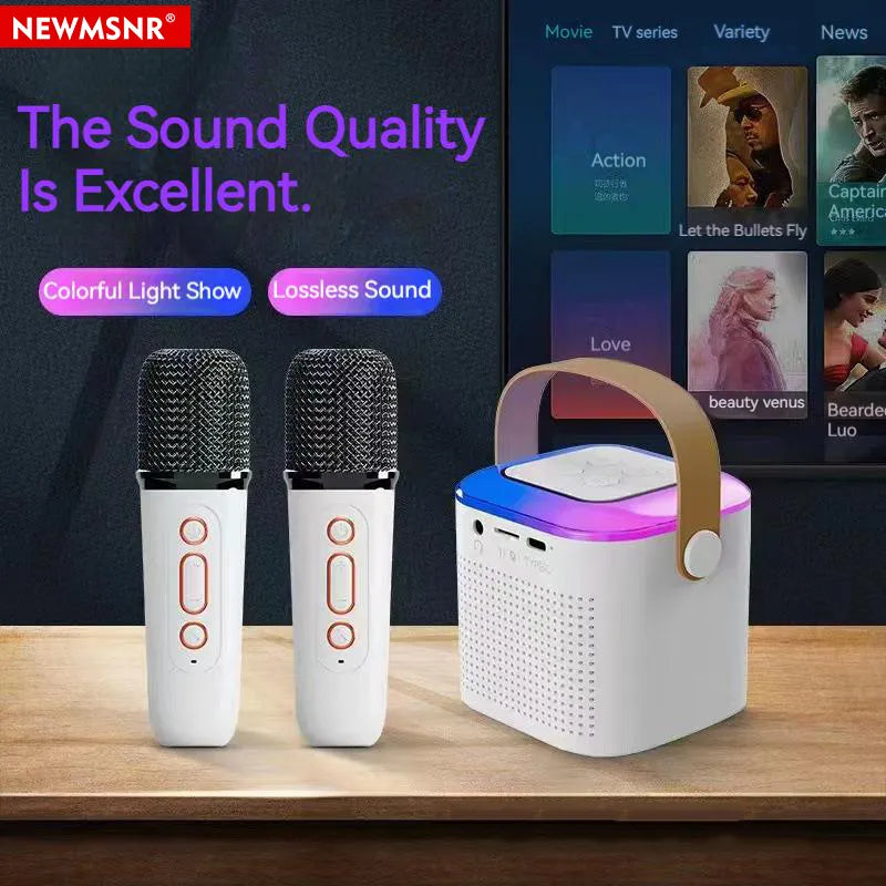 Mini Karaoké portable double micro