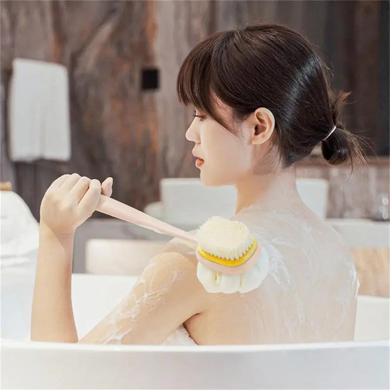 Brosse de douche 2 en 1 - Nettoie et Exfolie
