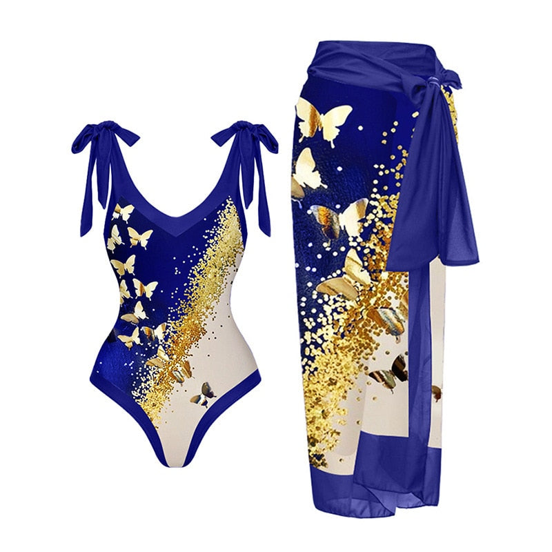 Maillot 1PC & Jupe longue
