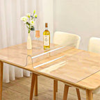Nappe Transparente en PVC Épaisse Résistante à la Chaleur, à l'Huile & Imperméable