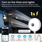 Mini Caméra IP WiFi 5MP Veilleuse USB — Vision Nocturne Intelligente