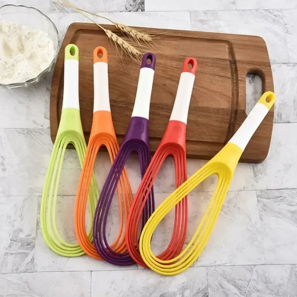 3x Fouets Manuels Pliables