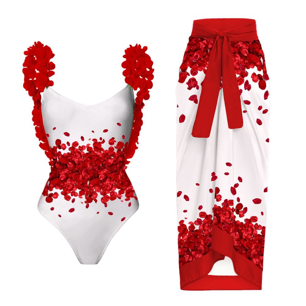 Maillot 1PC & Jupe longue