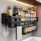 Étagère murale à épices et condiments de cuisine