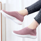 Chaussures Slip-On Sans Lacets Respirantes Femme Mi-Saison