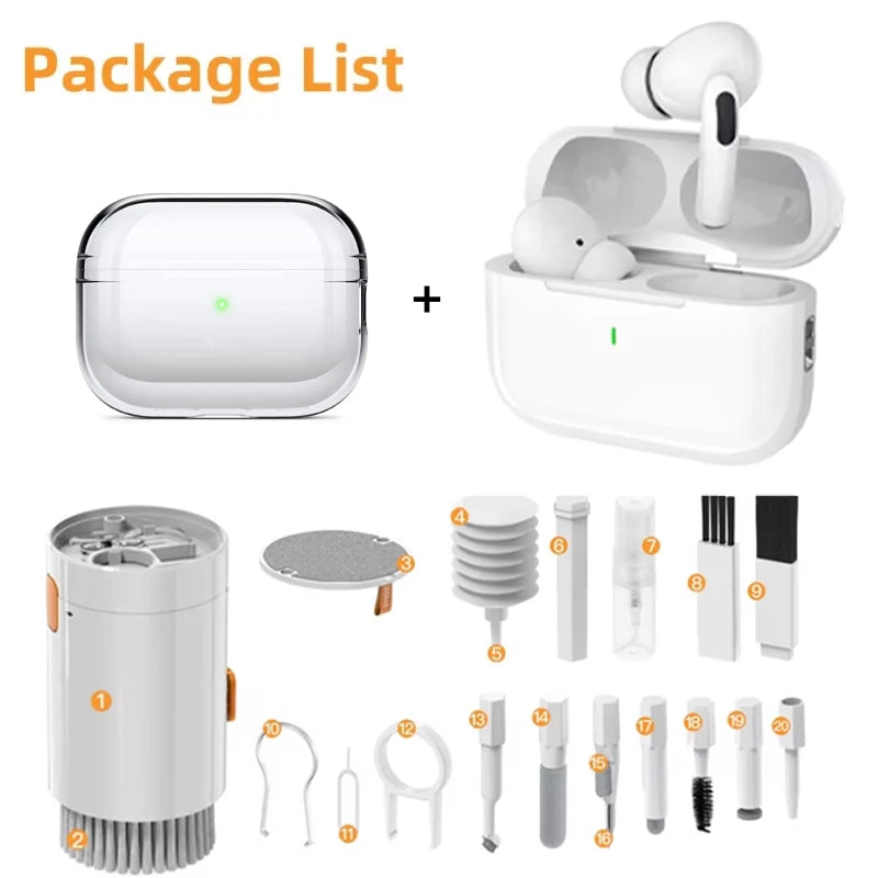 Écouteurs Sans Fil Bluetooth Pro 5 TWS Max - Case + Kit de Nettoyage OFFERT