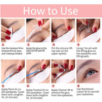 Kit de rehaussement semi-permanent pour cils