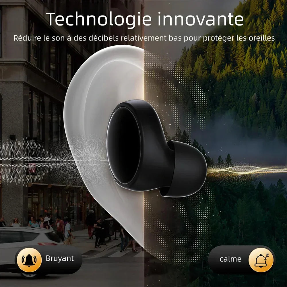 Bouchons d'Oreilles Anti-Bruit Réutilisables - Ronflements & Concentration