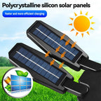 Lampe solaire extérieure double 200 LED - Dectection des mouvements