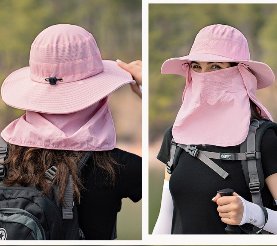 Chapeau de randonnée Anti-UV - Protection intégrale