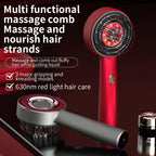 Peigne Thérapeutique Infrarouge Multifonctionnel - Massage du Cuir Chevelu
