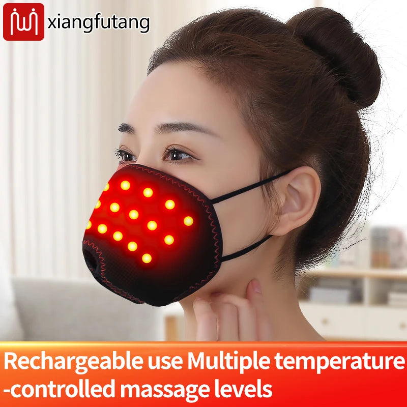 Masque Facial Thérapie Infrarouge Nasale - Soulagement Nez bouché & Rhinite
