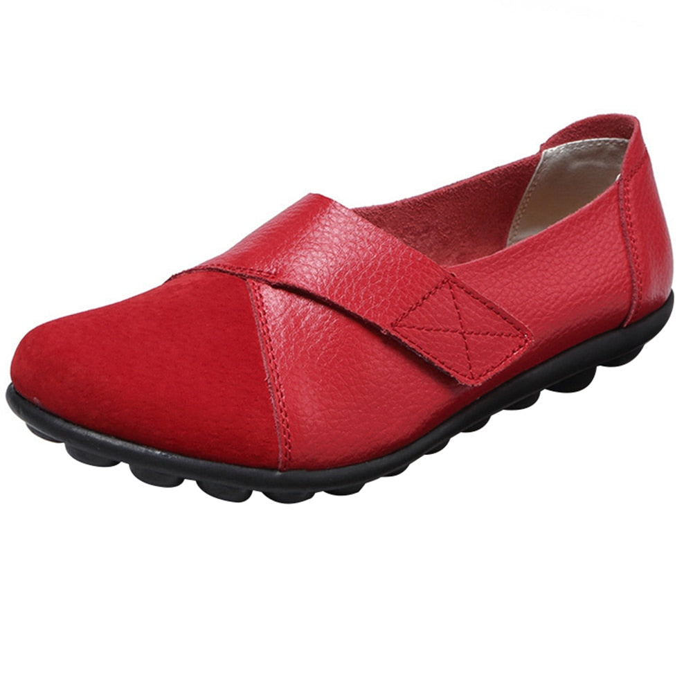 Mocassins orthopédiques en cuir pour femme