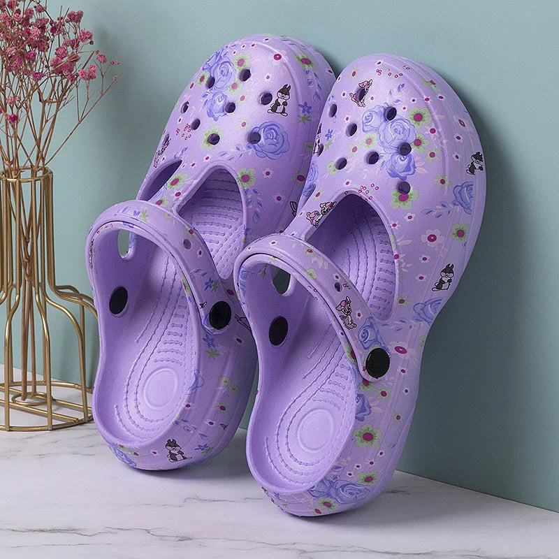 Sabot d'Été en EVA résistants à l'eau à Motif Floral