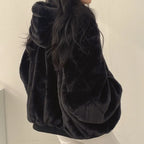 Veste à Capuche RÉVERSIBLE Intérieur Fourré