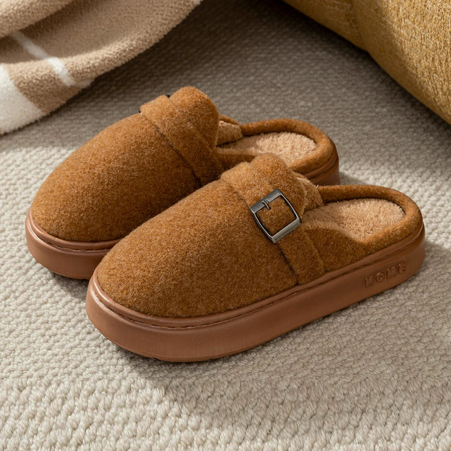 Pantoufles Mules à Sangles Chaudes & Antidérapantes - Mixte
