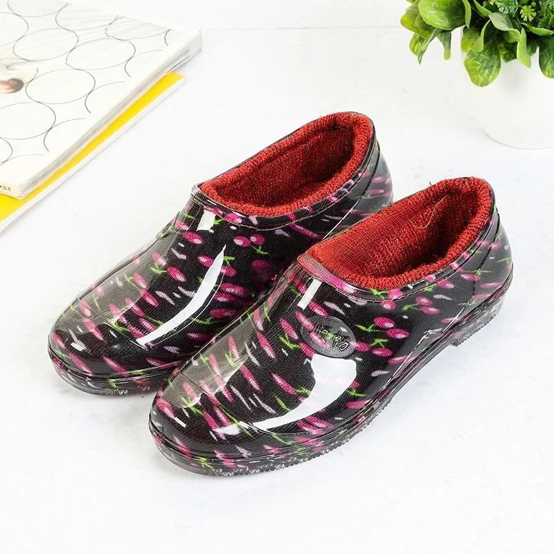 Mocassin de pluie imperméables et antidérapants - Femme