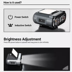 Éclairage Frontal LED Rotative - Haute Puissance & Portable