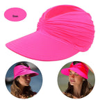 Visière large de plage tendance protection UV