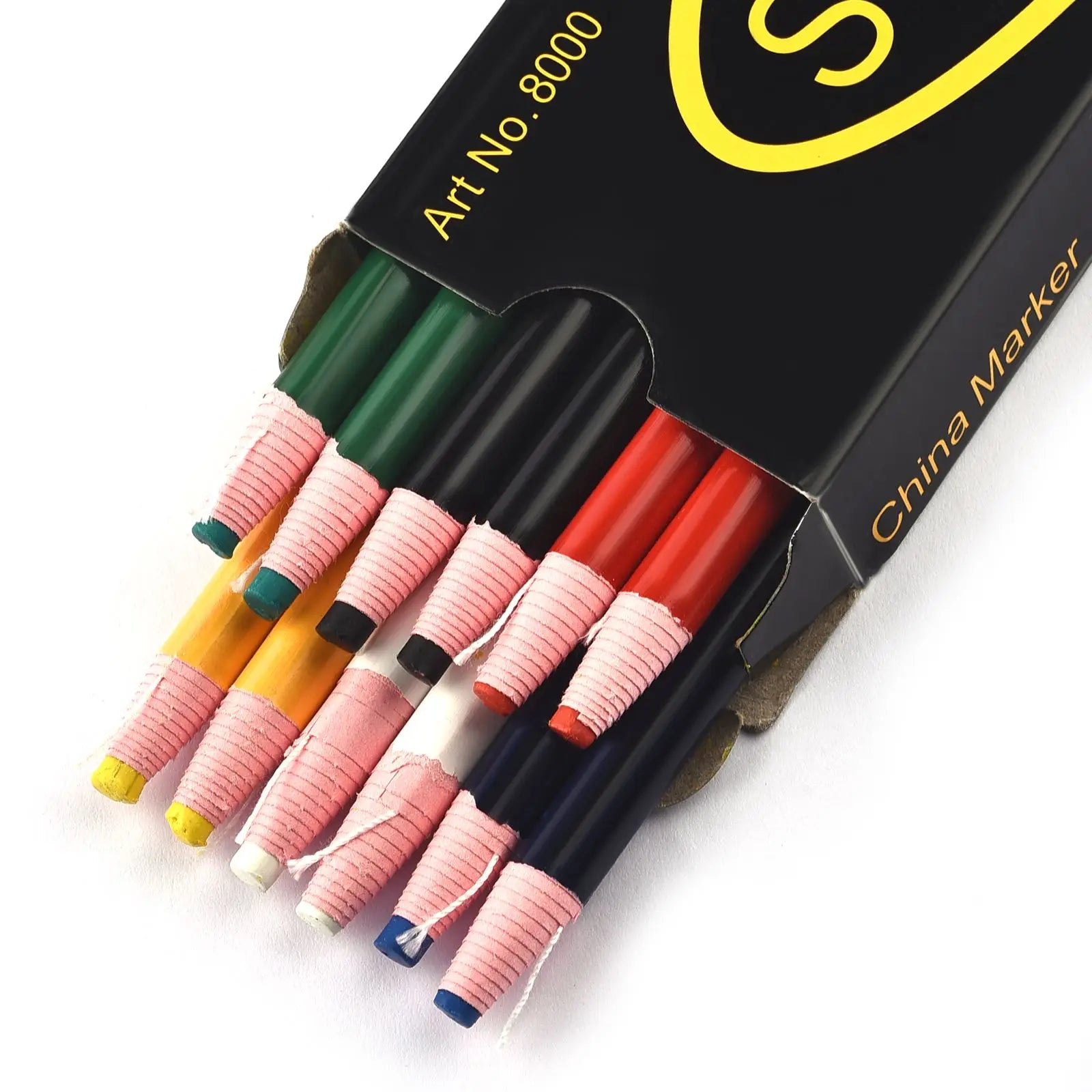 30x Craies + 6x Crayons de Tailleur pour Couture - Pour Marquage de Tissu Effaçable