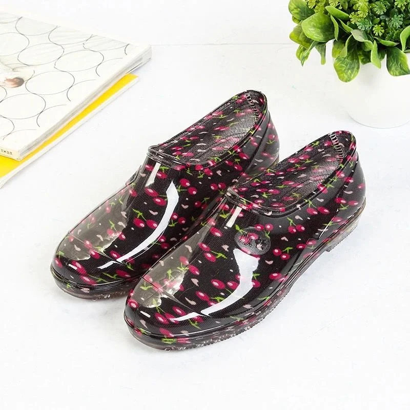 Mocassin de pluie imperméables et antidérapants - Femme