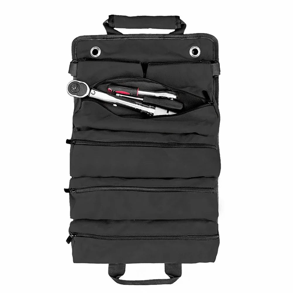 Sac à Outils Enroulable avec Poignée - 6 Trousses Détachables