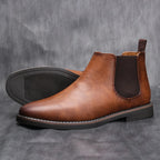 Bottines Chelsea en Cuir PU pour Homme