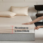 Drap Housse Luxueuse en Soie de Mûrier - 14 Tailles
