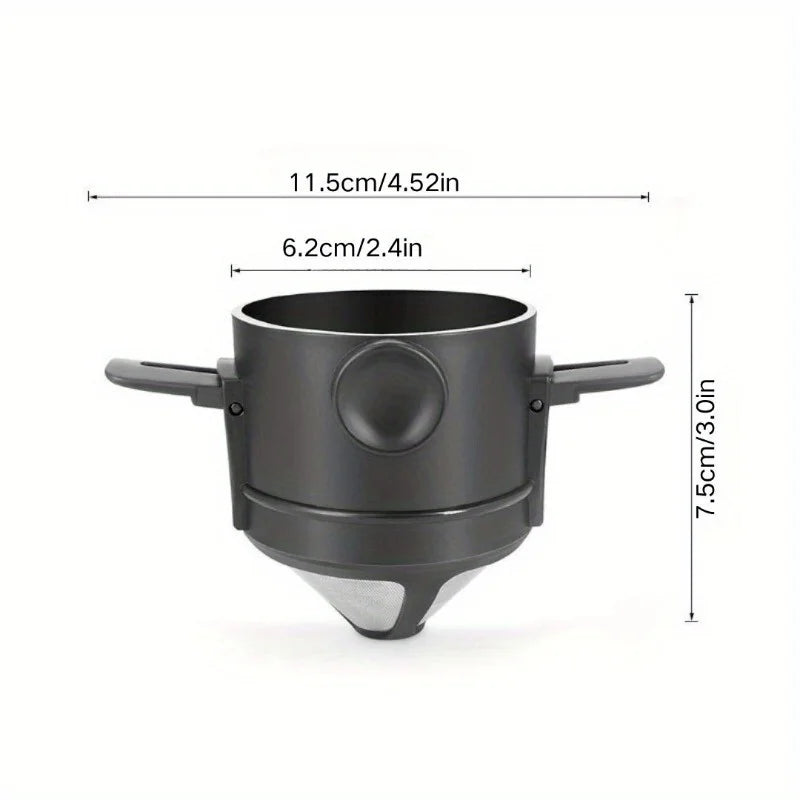 Filtre à Café Réutilisable Portable, Pliable & Polyvalent