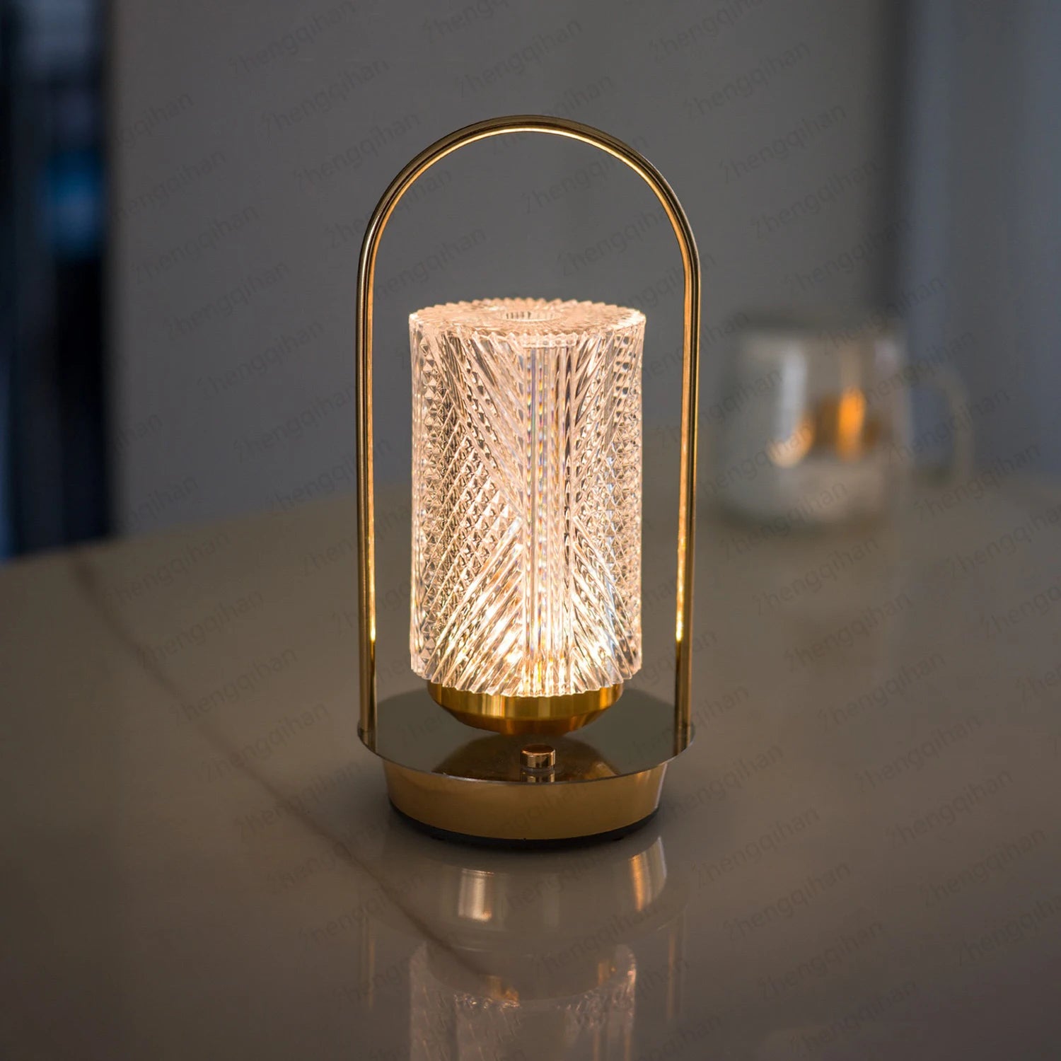 Mini Lampe de Table USB Tactile à Anse