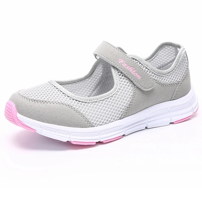 Ballerines de Marche Respirantes pour Femme – Chaussures Légères et Réglables