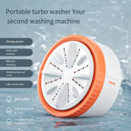 Mini Machine à Laver Rotative Ultrasonique Portable USB avec Télécommande