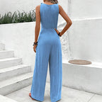 Combinaison Pantalon à Ceinture Nouer