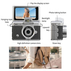 Mini Appareil Photo Rétro HD à Écran Pivotant + carte 64GB OFFERTE