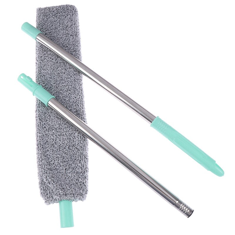Balai à poussière rétractable en microfibre + 4 microfibres OFFERTES