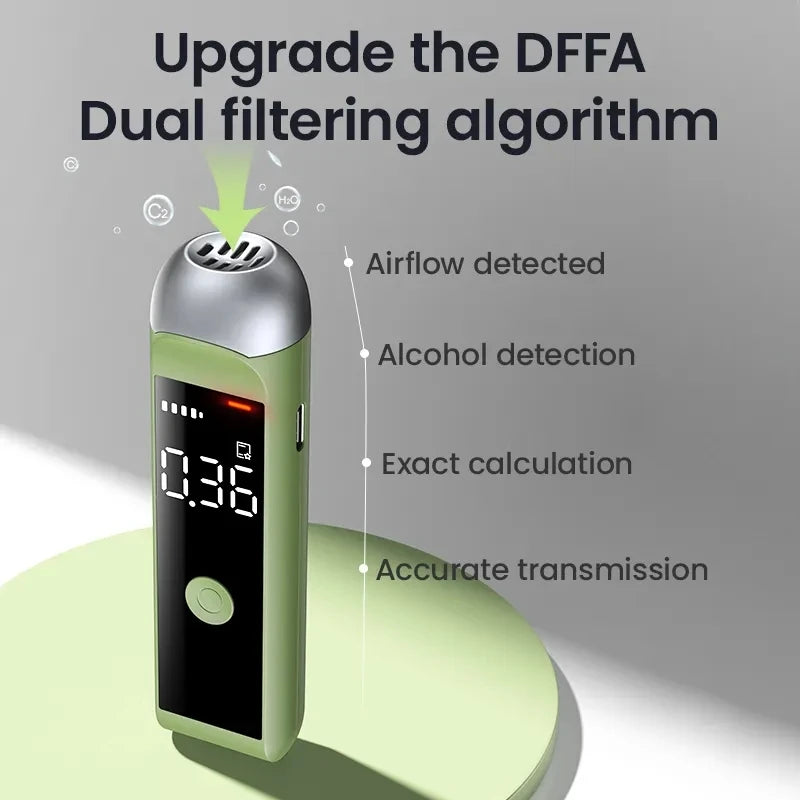 Détecteur d’Alcool à Écran LED – Rechargeable