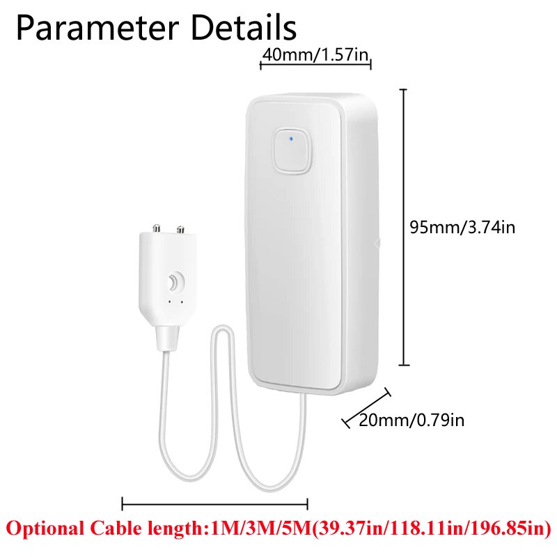 Capteur de fuite d'eau intelligent WiFi