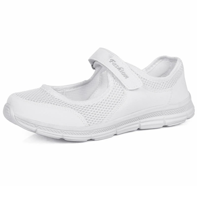 Ballerines de Marche Respirantes pour Femme – Chaussures Légères et Réglables