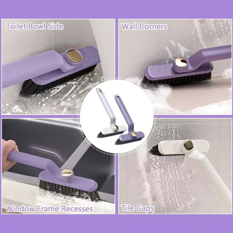 Brosse rotative 2 en 1 pour nettoyage maison